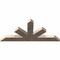 Ekena Millwork Saratoga Smooth Timber Gable Bracket, Douglas Fir, 60"W x 27"H x 3 1/2"D x 5 1/2"F, 11/12 Pitch GBW060X27X0406SAR00SDF - alternate 4